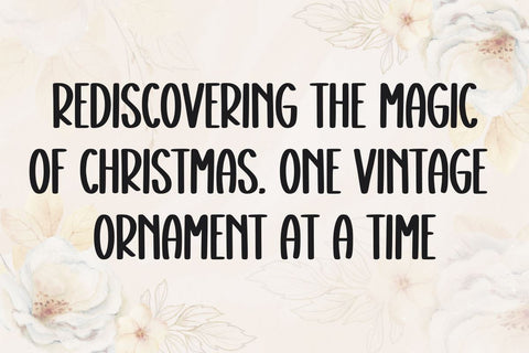 Vintage Yuletide Font Masyafi Studio 