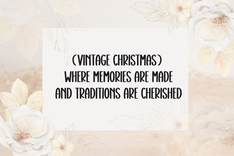 Vintage Yuletide Font Masyafi Studio 