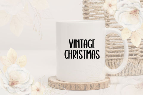 Vintage Yuletide Font Masyafi Studio 
