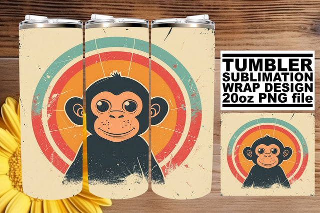 Vintage Zoo Adventures Tumbler Wrap, Retro Sublimation Design, 20oz, Throwback Memories Sublimation afrosvg 