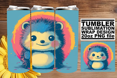 Vintage Zoo Tumbler Wrap, Retro Sublimation Design, 20oz, Throwback Creatures Sublimation afrosvg 