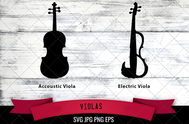 Viola SVG, Musical Instrument SVG SVG Loveleen Kaur 