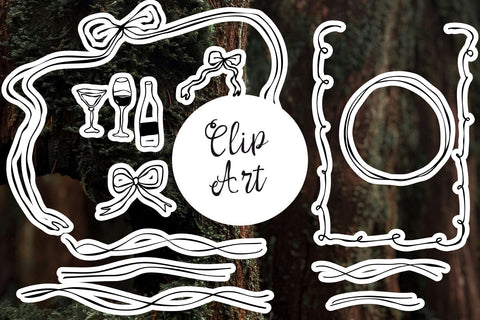 Violetta Brigida - Whimsical Clip Art Font Font Jimtype Studio 