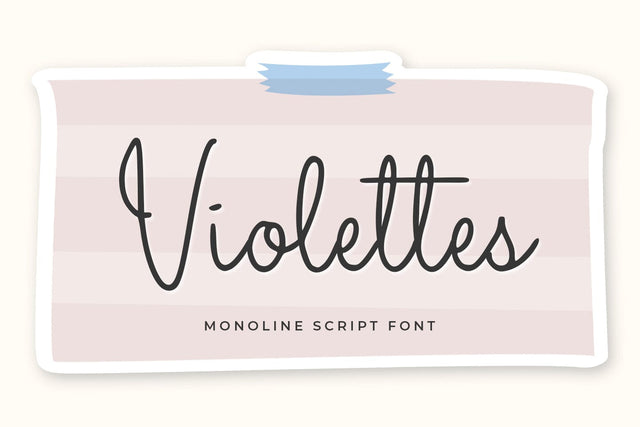 Violettes Font Abo Daniel Studio 