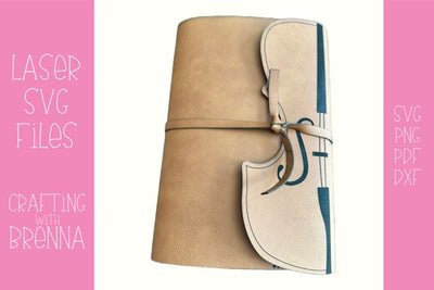 Violin Journal Cover Laser SVG File SVG Crafting With Brenna 