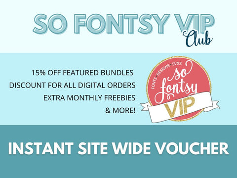 VIP Membership So_Fontsy_VIP 