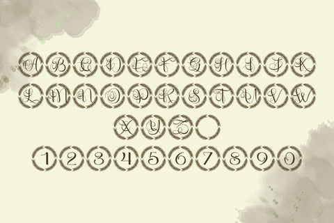 Virdelle Monogram Font Dm Letter Studio 