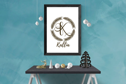 Virdelle Monogram Font Dm Letter Studio 