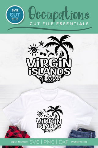 Virgin Islands svg, a Caribbean SVG 2025, British Virgin SVG SVG Cut File 
