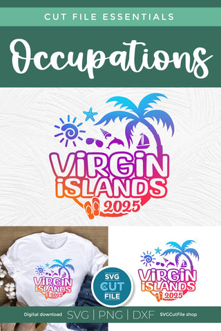 Virgin Islands svg, a Caribbean SVG 2025, British Virgin SVG SVG Cut File 
