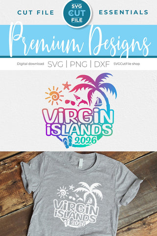 Virgin Islands svg, a Caribbean SVG 2026, British Virgin SVG SVG Cut File 