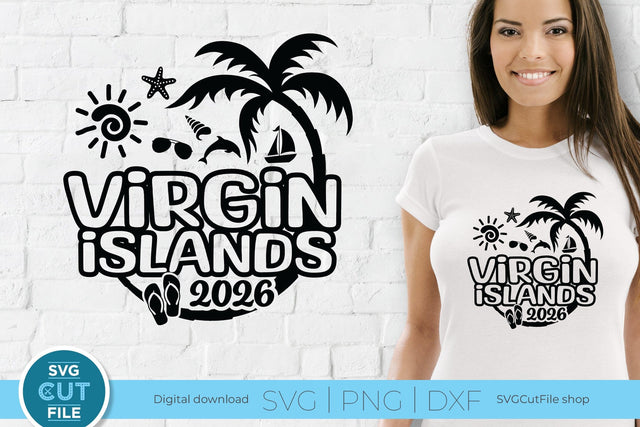 Virgin Islands svg, a Caribbean SVG 2026, British Virgin SVG SVG Cut File 