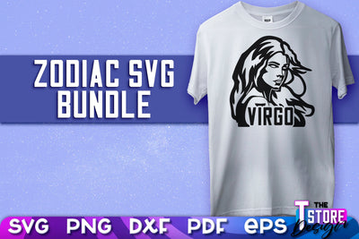 Virgo SVG Design | Astrology | SVG Design | Zodiac SVG v.2 SVG The T Store Design 