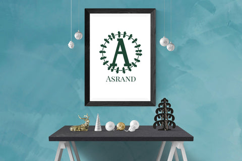 Viridelle Monogram Font Dm Letter Studio 