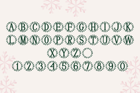 Viridelle Monogram Font Dm Letter Studio 