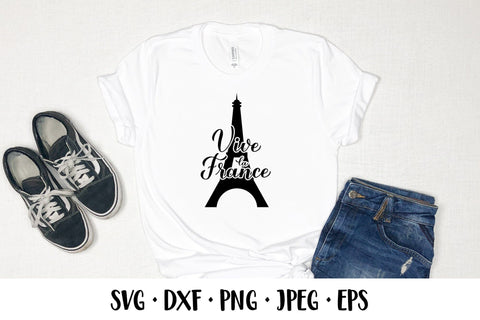 Vive la France SVG. Eiffel tower SVG LaBelezoka 