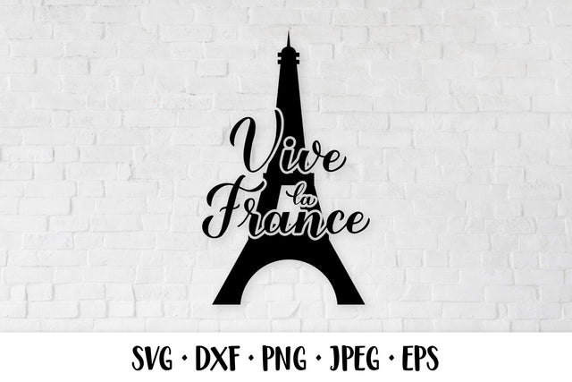 Vive la France SVG. Eiffel tower SVG LaBelezoka 
