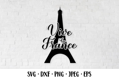 Vive la France SVG. Eiffel tower SVG LaBelezoka 