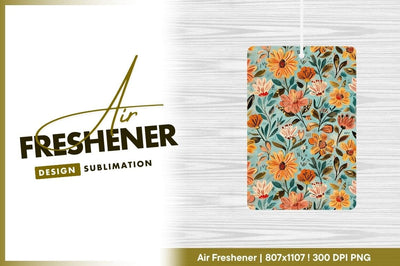 Vivid floral seamless pattern on light blue Sublimation Regulrcrative 
