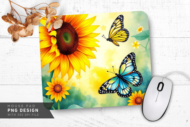 Vivid Garden Mousepad Sublimation Regulrcrative 