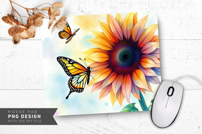 Vivid Garden Mousepad Sublimation Regulrcrative 