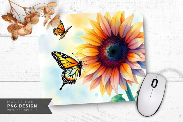Vivid Garden Mousepad Sublimation Regulrcrative 