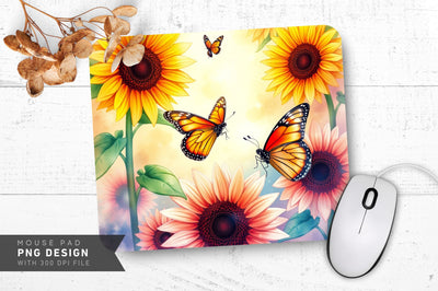 Vivid Garden Mousepad Sublimation Regulrcrative 