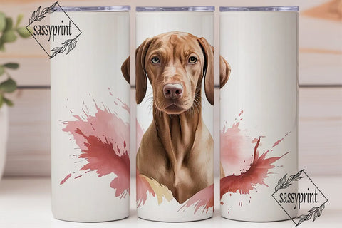 Vizsla Dog 20oz Tumbler Wrap Sublimation sassyprint 