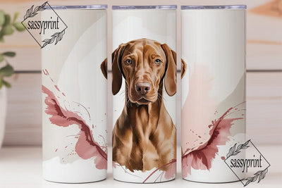 Vizsla Dog 20oz Tumbler Wrap Sublimation sassyprint 