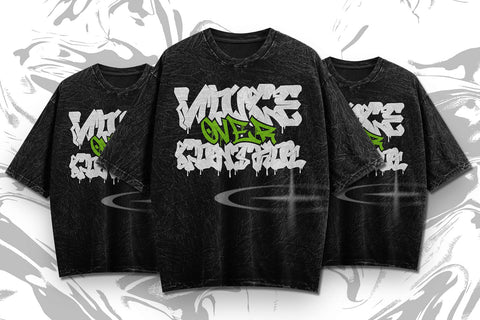 Voice Over Control - Graffiti Drip Style Vector Design SVG Mozzatype 