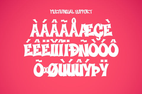 Voids Bloom - Comic Graffiti Font Font Mozzatype 