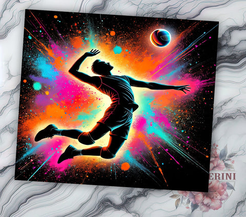 Volleyball Athlete 20oz Tumbler, Sports Tumblers, 20oz Tumbler Wrap, Volleyball Gifts, Sublimation Cup, Personalized Tumblers, Athlete Merchandise Sublimation Li Zamperini 