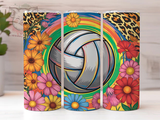 Volleyball Coach Mom Game Day Tumbler Wrap, Volleyball PNG, Volleyball Mom Tumbler, 20oz Skinny Tumbler, Volleyball Coach Gift, Game Day Tumbler, Volleyball Sublimation Sublimation Lara' s Designs 