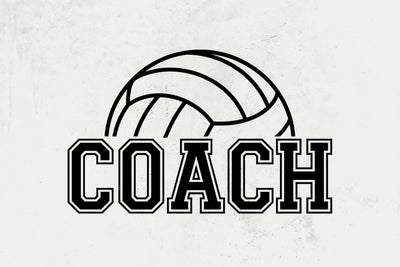Volleyball Coach SVG PNG: Sports T-Shirt Design SVG DesignDestine 