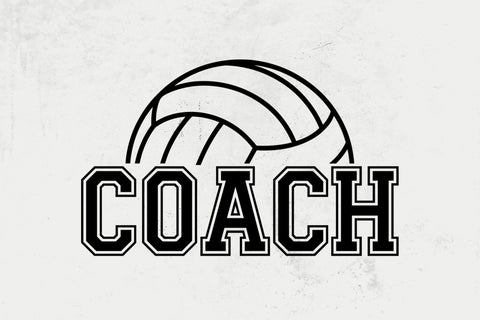 Volleyball Coach SVG PNG: Sports T-Shirt Design SVG DesignDestine 