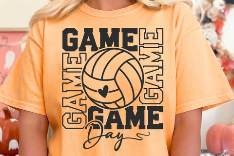 Volleyball Game Day SVG, Mama Cheer Shirt Design SVG DesignDestine 
