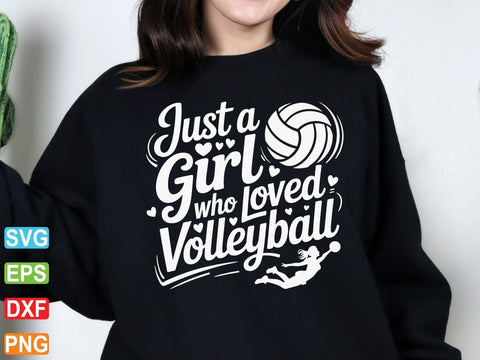 Volleyball Girl SVG, Volleyball Shirt Cut File (Digital Download) SVG artprintfile 