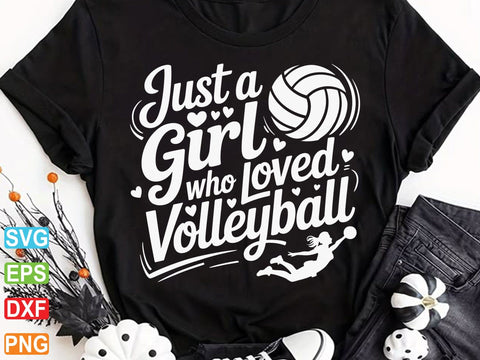 Volleyball Girl SVG, Volleyball Shirt Cut File (Digital Download) SVG artprintfile 