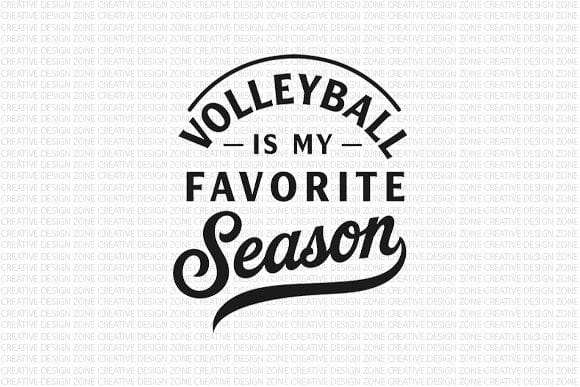 Volleyball Is My Favorite Season PNG SVG BillahCrafts 