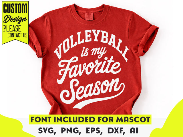 Volleyball is my Favorite Season svg, Volleyball Mom png, Volleyball shirt, Volleyball Team SVG DesignDestine 