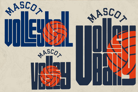 Volleyball Mascot SVG, School Spirit Template Svg SVG DesignDestine 