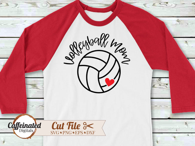 Volleyball Mom SVG SVG Caffeinated SVGs 