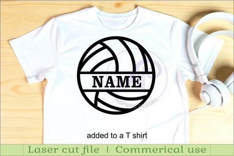 Volleyball name wall art sign, SVG personalized SVG APInspireddesigns 