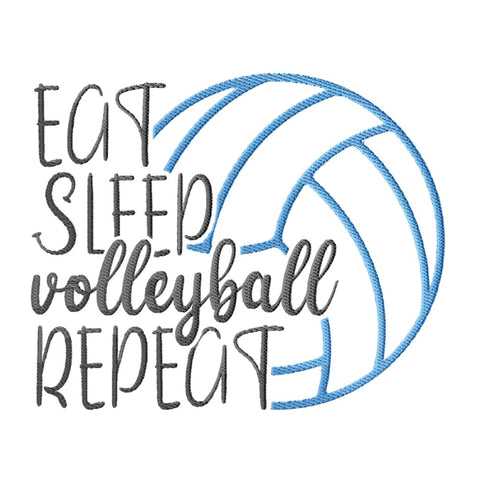 Volleyball Quotes Embroidery Designs Bundle - 24 Designs, Volleyball Fan Embroidery Patterns, Volleyball PES Files Embroidery/Applique DESIGNS HappyDesignStudio 