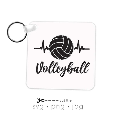 Volleyball svg bundle single and multi layered svg files SVG Kimberly Thomas Design 