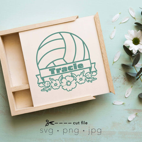 Volleyball svg bundle single and multi layered svg files SVG Kimberly Thomas Design 