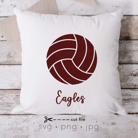 Volleyball svg bundle single and multi layered svg files SVG Kimberly Thomas Design 