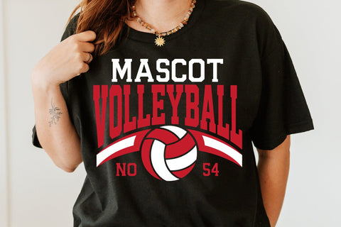 Volleyball Svg Png, Volleyball Team Template Svg Png, Volleyball Mom Svg Png, Svg Files for Cricut, Volleyball Team Shirts Svg Png, Logo Svg SVG DesignDestine 