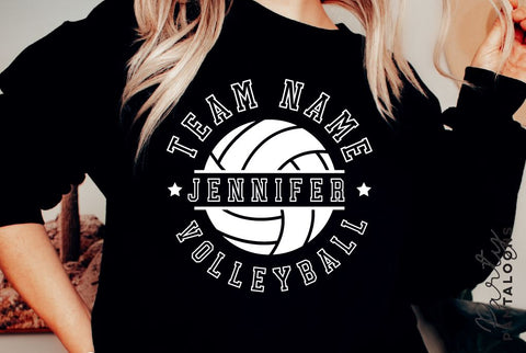 Volleyball SVG | Volleyball Template 0002 | Volleyball Shirt SVG Partypantaloons 