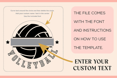 Volleyball SVG | Volleyball Template 0002 | Volleyball Shirt SVG Partypantaloons 